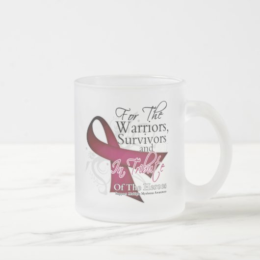 Tribute - Multiple Myeloma Matglas Koffiemok (Rechts)
