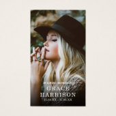 Tribute Photo Sympathy Funeral Prayer Card Visitekaartje (Voorkant)