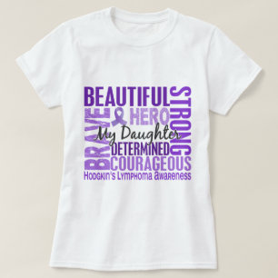 Tribute Square Daughter Hodgkins Lymphoma T-shirt