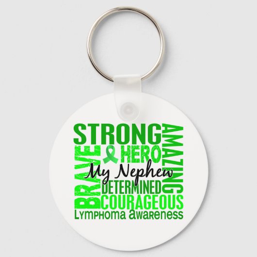 Tribute Square Nephew Lymphoma Sleutelhanger (Voorkant)