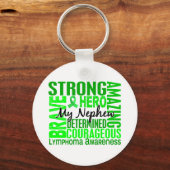 Tribute Square Nephew Lymphoma Sleutelhanger (Voorkant)
