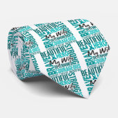 Tribute Square Wife Ovarian Cancer Stropdas (Opgerold)