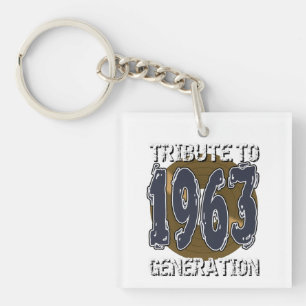 Tribute to 1963 Generation Sleutelhanger