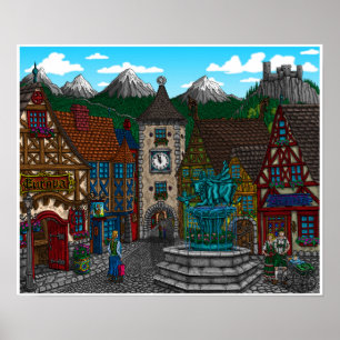 Tribute to Europa Poster