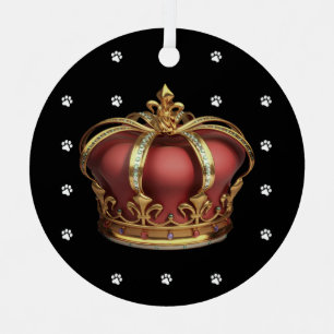 Tribute to Freddie paw afdrukken Metalen Ornament