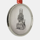 "Tribute to Gaudi" Metalen Ornament (Rechts)