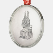 "Tribute to Gaudi" Metalen Ornament (Links)