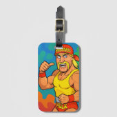 Tribute to Hulk Hogan Bagagelabel (Voorkant (verticaal))