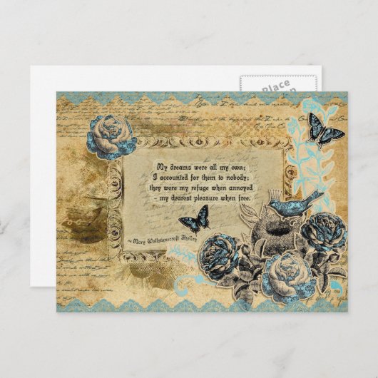 Tribute to Shelley Briefkaart (Voorkant / Achterkant)