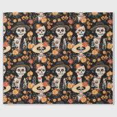 Tribute to the tradition of the Day of the Dead  Cadeaupapier (Vlak)