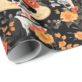 Tribute to the tradition of the Day of the Dead  Cadeaupapier (Rol Hoek)