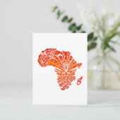 TRIBUTIE NAAR AFRIKA BRIEFKAART (Staand voorkant)