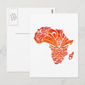 TRIBUTIE NAAR AFRIKA BRIEFKAART (Voorkant / Achterkant)