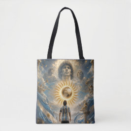 Tribuut aan Argentijns Voetballegende Tote Bag