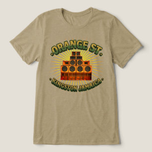 Tribuut aan Orange St Kingston Jamaica sterrenexpl Tri-Blend Shirt