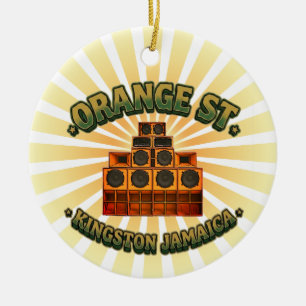 Tribuut aan Orange St Kingston Jamaica steruitbars Keramisch Ornament