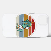 Triceratop skelet dinosaurus badge spelen honkbal Case-Mate iPhone case (Achterkant (horizontaal))