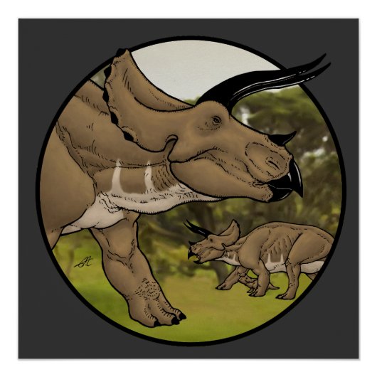 Triceratops #2 perfect poster (Voorkant)