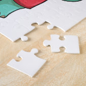 Triceratops als Bodybuilder in Bodybuilding Legpuzzel (Zijkant)