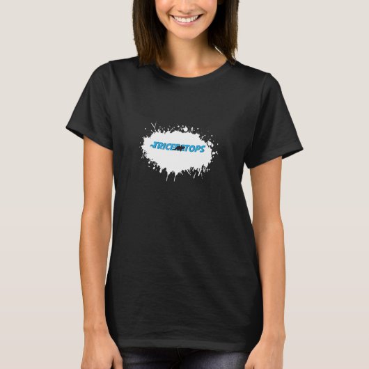 Triceratops Animal Fun Splash T-shirt (Voorkant)