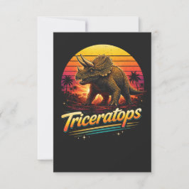 Triceratops Bedankkaart