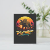 Triceratops Briefkaart (Staand voorkant)