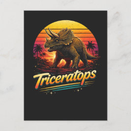 Triceratops Briefkaart