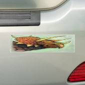 Triceratops Bumpersticker (Op auto)
