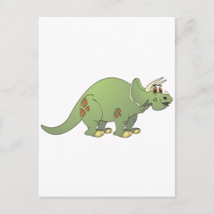 Triceratops Cartoon Briefkaart