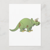 Triceratops Cartoon Briefkaart (Voorkant)
