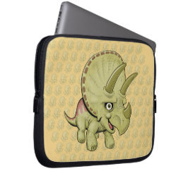 Triceratops Cartoon Laptop Sleeve