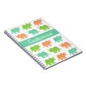Triceratops Colorful Print  notebook Notitieboek (Rechterzijde)