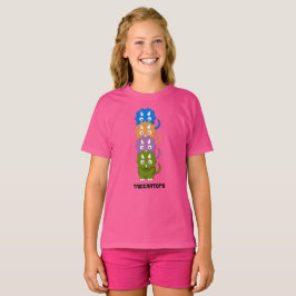 Triceratops Colorfun Leuke Cartoon T-Shirt