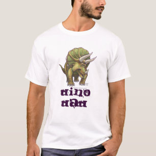 Triceratops Dino Dad T-shirt