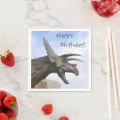 Triceratops Dinosaur Birthday Servetten (Insitu)