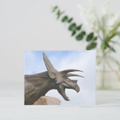 Triceratops Dinosaur Briefkaart (Staand voorkant)