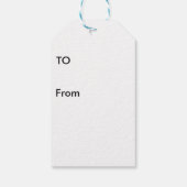 Triceratops Dinosaur Cadeaulabel (Achterkant)