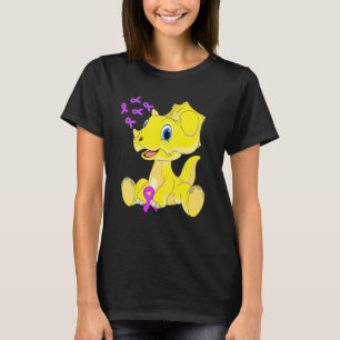 Triceratops Dinosaur Dino Lint Wereld Alzheimer T-shirt