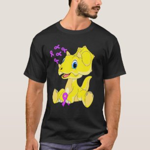 Triceratops Dinosaur Dino Lint Wereld Alzheimer T-shirt