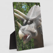 Triceratops dinosaur fotoplaat (Zijkant)