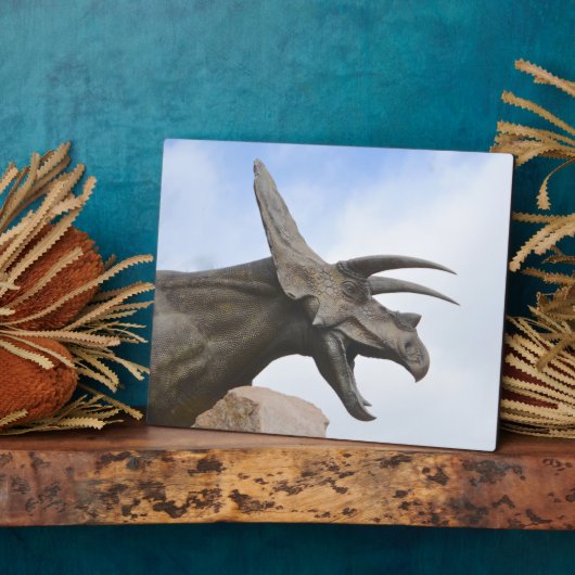 Triceratops Dinosaur Fotoplaat (Zijkant)