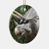 Triceratops dinosaur keramisch ornament (Rechts)