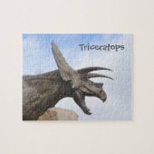Triceratops Dinosaur Legpuzzel (Horizontaal)