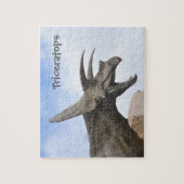 Triceratops Dinosaur Legpuzzel (Verticaal)