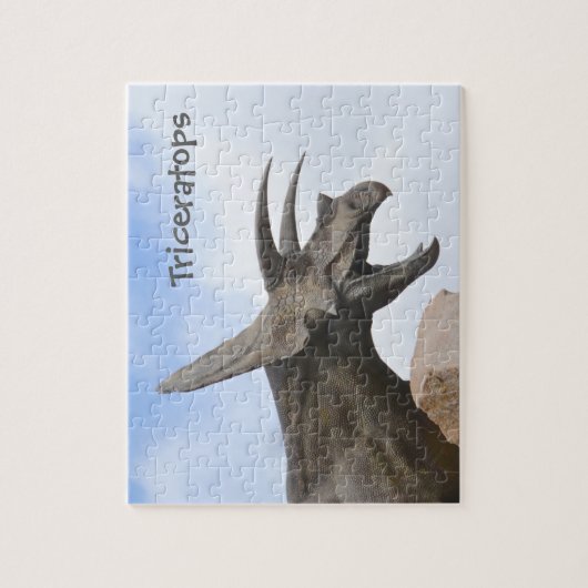 Triceratops Dinosaur Legpuzzel (Verticaal)