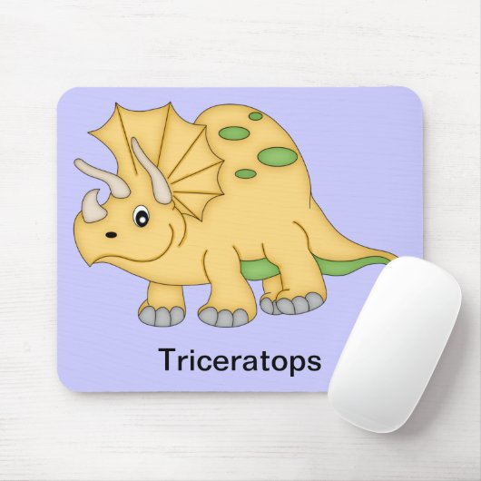 Triceratops Dinosaur Muismat (Met muis)