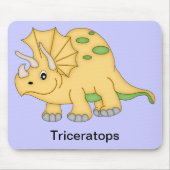 Triceratops Dinosaur Muismat (Voorkant)