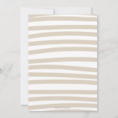 Triceratops Dinosaur Neutral Baby shower Party Kaart (Achterkant)