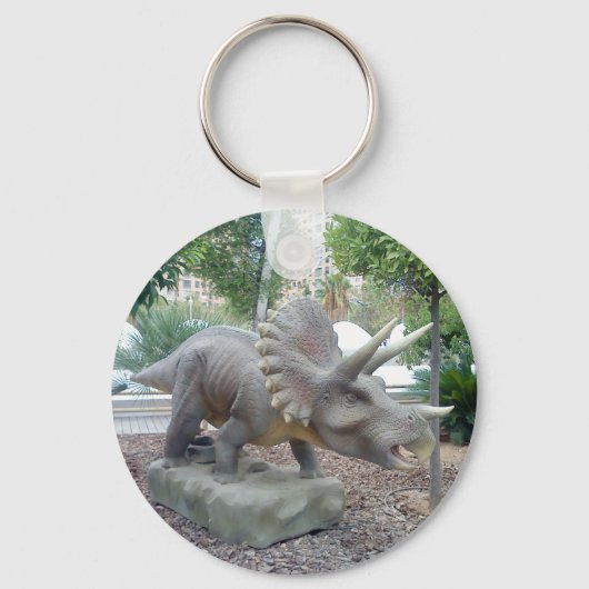 Triceratops Dinosaur Sleutelhanger (Voorkant)