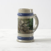 Triceratops Dinosaur Stein Bierpul (Voorkant rechts)